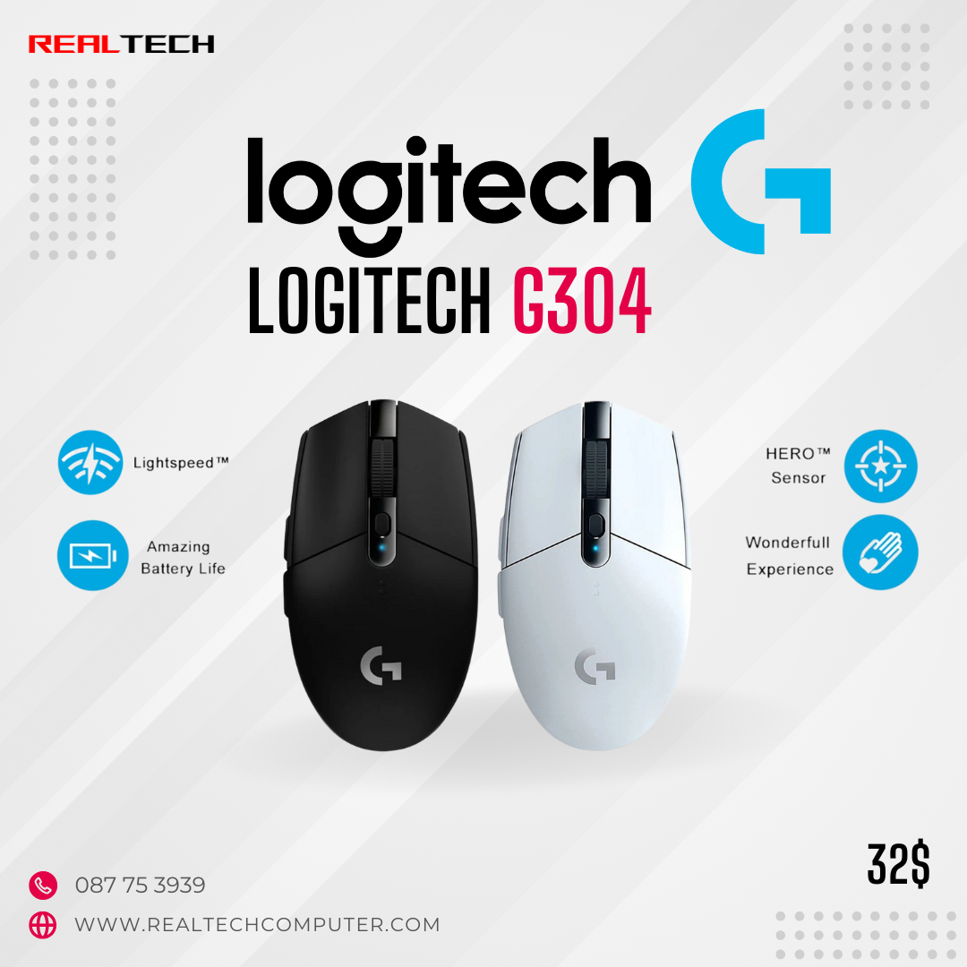 Gaming Mouse Logitech G304 LIGHTSPEED Wireless Mouse